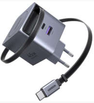 UGREEN Punjač Retractable, GaN, USB-C, 45W