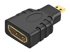 SLOMART Adapter HDMI ženski na Micro HDMI muški HD26, pozlaćeni