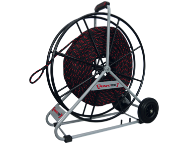 Konop za provlačenje kablova, poliesterski, Ø12 mm, 150 m, čelični kavez