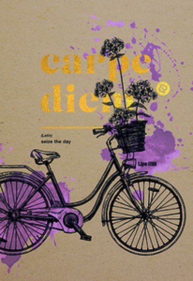 Bilježnica Quotes A4, kvadratići, 40 lista, meki uvez