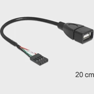 DELOCK Adapter USB 2.0 u 4-pin header