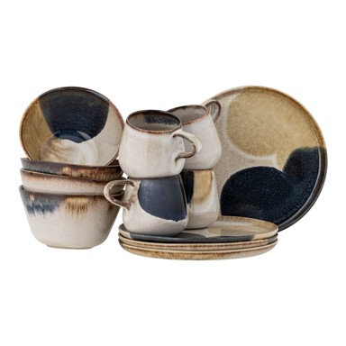 BLOOMINGVILLE Servis za jelo 12 kom od kamenine Jules