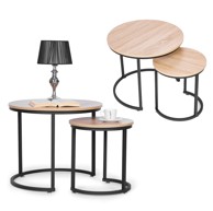 MODERNHOME Set stolova za dnevni boravak 2 kom