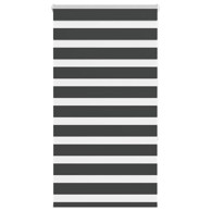 Zavjesa zebra crna 70x150 cm širina tkanine 65,9 cm poliester