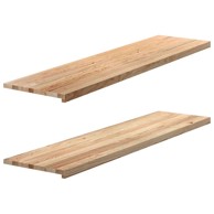 Prozorske klupice 2 kom 160x40x2 cm netretirane masivne hrast