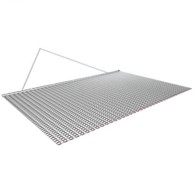 VEVOR Povlačni greben 2010x1220x10 mm, srebrni