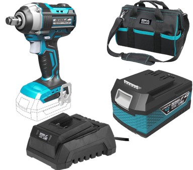 DEDRA Baterijski udarni odvijač, 18 V, s baterijom, punjačem i torbom
