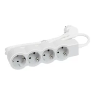 LEGRAND 694552 prod letva 4x2p+e 1,5m bij/siv le694552