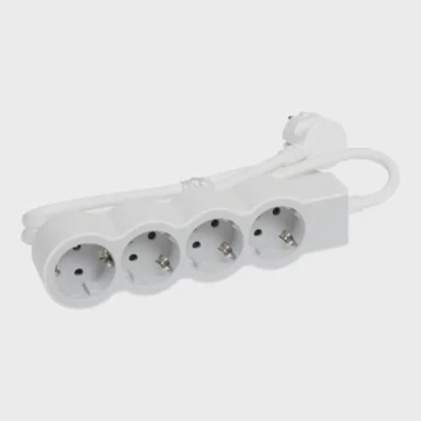 LEGRAND 694552 prod letva 4x2p+e 1,5m bij/siv le694552