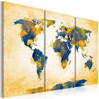 Slika Four corners of the World triptych 90x60