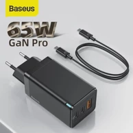 BASEUS Punjač GaN2 Pro 2C+U CCGAN65E2, 65W, za mobitele i laptope