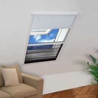 Komarica za prozor aluminijski sa sjenilom, 80x120 cm, bijeli