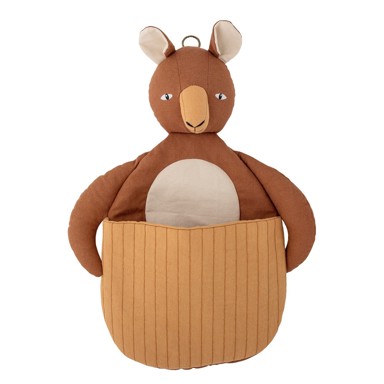 BLOOMINGVILLE MINI Dječja kutija za pohranu Toto 46x7,5x33 cm, smeđa, tekstilna