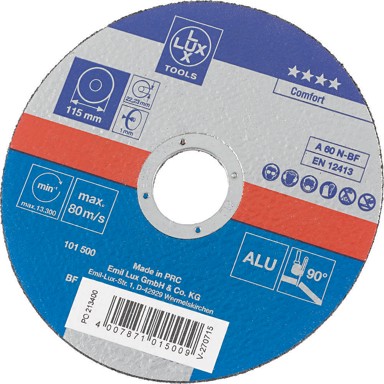 LUX TOOLS Rezna ploča za metal TIROLIT 115X22.2mm ALU