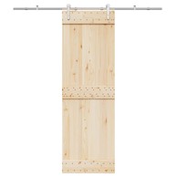 Pribor za klizna vrata od nehrđajućeg čelika 200 cm srebrni