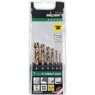 ALPEN Set svrdala HSS kobalt, 2-8 mm, 6 kom/set