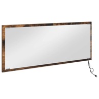 LED ogledalo za kupaonicu 90 x 8,5 x 37 cm, od konstruiranog drva