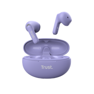 TRUST Bežične Yavi Earbuds, ljubičaste, in-ear, ENC