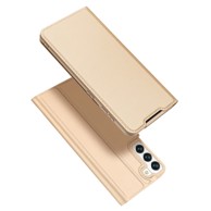 DUX DUCIS Torbica Skin Pro Book za Samsung Galaxy S22, zlatna