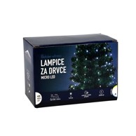 Božićne lampice 408 micro LED hladno bijela 1.7 + 5 m za drvce