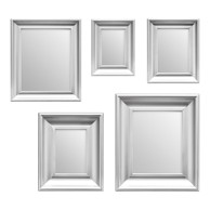 PREMIER HOUSEWARES Zidna ogledala u setu 5 kom 32x37.5 cm 