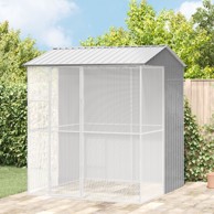 Avijar za ptice 215×210×247 cm, siva