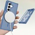 ERBORD Maskica za Samsung Galaxy Z Fold7 5G, mat maskica, kompatibilna s MagSafeom, plava