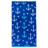 LIVING IN Ručnik za plažu ANCHOR 90x170 cm plavi