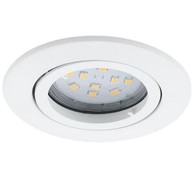 EGLO Ugradbena LED rasvjeta, GU10, 5 W, prom 80, 3000K, bijela