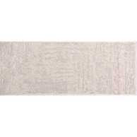 VITAUS Krem pamučni set tepiha za stepenice 16 kom, 25x65 cm, Milano Beyaz