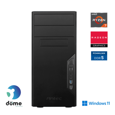 ANNI Stolno računalo Office Extreme / AMD Ryzen 7 8700G, 16 GB RAM, 1 TB SSD, Windows 11 Pro