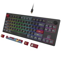 MONTECH Gaming tipkovnica MKey TKL Darkness, GateronG Pro 2.0 Red, US Layout, crna