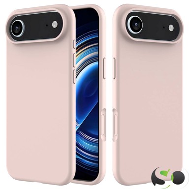 HQ Premium Quality Protuklizna silikonska maskica, iPhone 17 Air, mat baby roza