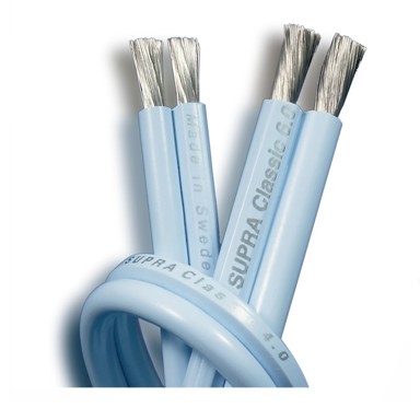 SUPRA Zvučnički kabel CLASSIC 2x6.0, plavi, 1 m