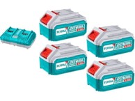 TOTAL Set baterija i punjača TFBCLI20244 20V 4000mAh