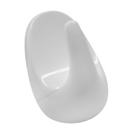 FACKELMANN Kupaonski dodatak kukice Samoljepljive bijele 4cm 3/1