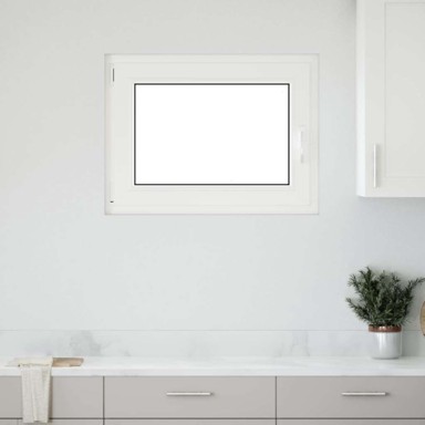 Prozor za podrum Risor 90 x 60 cm, PVC i staklo, trostruki sloj, nagibanje i okretanje lijevo, antracit