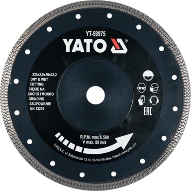 YATO Dijamantna ploča YT-59975, za keramiku, 230 mm