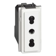 BTICINO Lnow euro utičnica 2p+e/16a/250v bijela kw4180