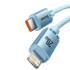 BASEUS USB kabel Tip-C Crystal Shine, 20W, 1.2 m, plavi