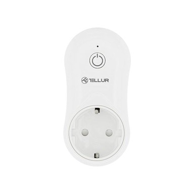 TELLUER Utičnica Smart TLL331021, WiFi, 1xSchuko, 1xUSB-A, 2400W/10A, bijela