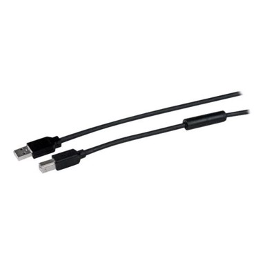 STARTECH Aktivni USB 2.0 kabel USB2HAB50AC, 15 m (A na B), crni