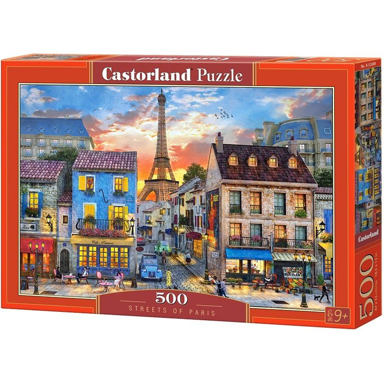 CASTORLAND Puzzle Streets of Paris, 500 kom., grad