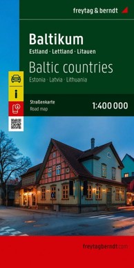 FREYTAG & BERNDT cestovna i turistička karta baltičkih država 1:400 000, izdanje 2025