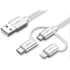 UGREEN Kabel USB 2.0 Na Micro USB + Lightning + Type C, 1,5 m