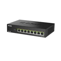 DLINK Switch DMS-108P/E 8-Port Multi-Gigabit Unmanaged PoE, crni