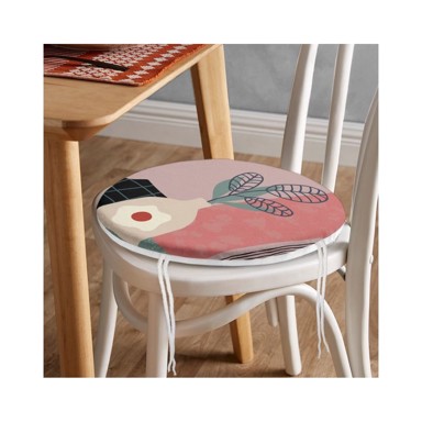 MILA HOME Jastuk za sjedenje ø, 42 cm Illustrated Flower