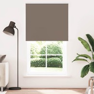Rolo zavjesa za zamračivanje, 130 x 210 cm, širina tkanine 126,6 cm, poliester, boja kave