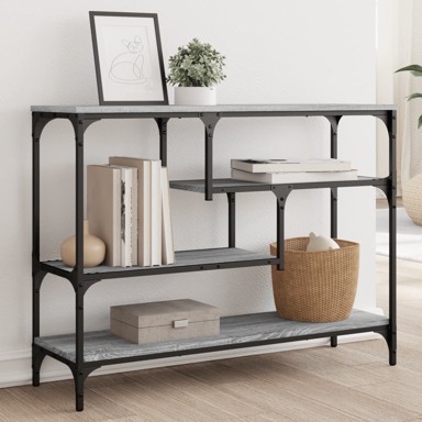 Konzolni stol boja hrasta sonome 100x30x75 cm konstruirano drvo