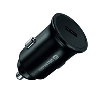 SWISSTEN Punjač za auto SUPER FAST 1xUSB-C, 5.5A, PD3.0 45W